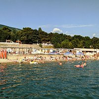 Геленджик пляж санатория Солнечный берег 2022