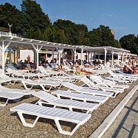 Геленджик пляж санатория Солнечный берег 2022