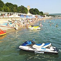 Геленджик пляж санатория Солнечный берег 2022