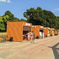 Геленджик пляж санатория Солнечный берег 2022