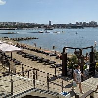 Геленджик - Пляж отеля Приморье 2022