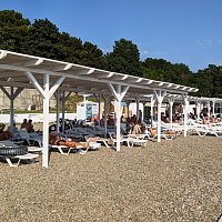 Геленджик пляж санатория Солнечный берег 2022