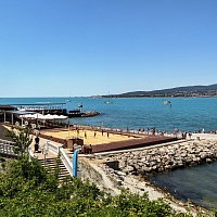 Геленджик - Пляж отеля Метрополь 2022